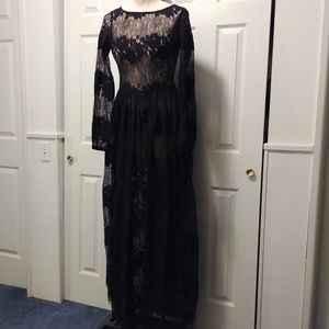 Women's lace gown